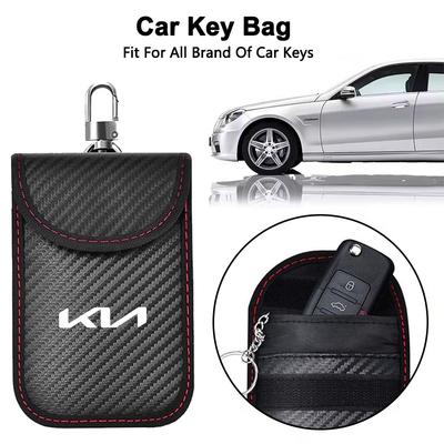 Card Car Keys Case FOB Signal Blocker Bag RFID Shielding Key Credit Card Bags For Rio Ceed Sportage Cerato Sorento Picanto