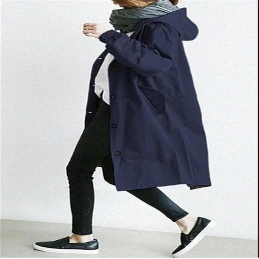Autumn Casual Style Windbreaker for Women, Long Length, Petite Fit, New Style, Temperament Waistcoat, 8 Colors, 8 Sizes, Long Sleeve Jacket