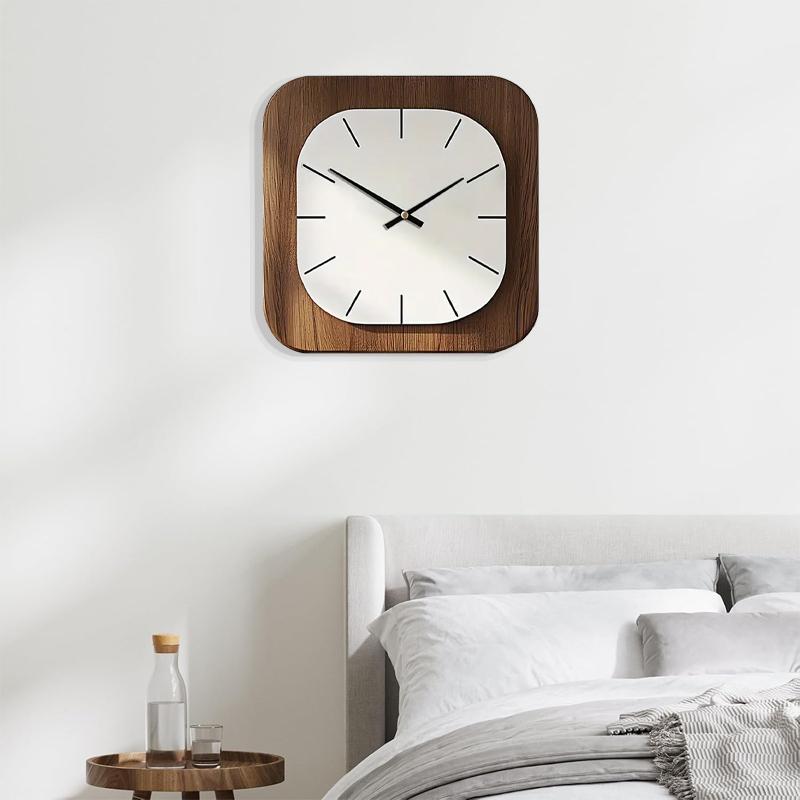 Stille quadratische Acryl-Wanduhr Kunstuhren geeignet für Zuhause Küche Wohnzimmer Schlafzimmer Heimdekoration.