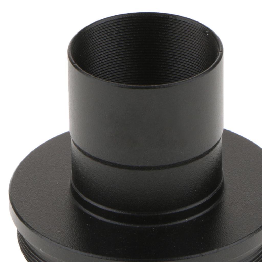 0.965'' to T T2 / 0.965 inch 24.5mm M42 DSLR SLR Adapter Mount for Telescope - Black