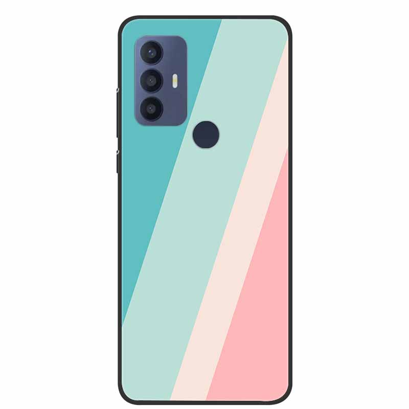 For TCL 30 SE Case Soft Silicone Marble TPU Black Cover for TCL 305 306 30SE 6.52'' Phone Back Cases for TCL30SE 6165H Coque New