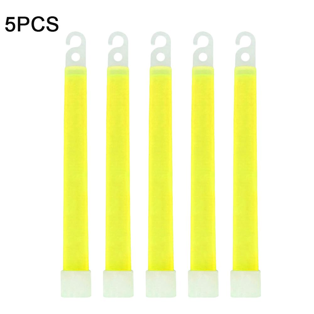 1-50pcs Glow Sticks with Hook 6 inch Fluorescence Light for Hiking Camping Outdoor Emergency Concert Party Light Sticks