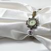 Vintage Bronze Rose Bracelet Watch Victorian Style Ladies Beaded Watch Woven Watch