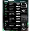 Kaedear Bike USB Power Supply 2000mAh x 2 Air Pump, Electric, Rechargeable, 150PSI, KDR-AP3, Black