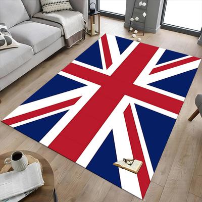1 szt. Flaga Union Jack Bardzo Duży Antypoślizgowy Dywanik Podłogowy, Biuro, Rodzina, Sypialnia, Studio   Duży Dywan na Podłogę Dywanik Wewnętrzny, , Żywe Kolory