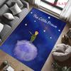 Little Prince Moon Carpet Rug for Living Room Bedroom Home Sofa Decoration,Kids play Nonslip Floor Mat