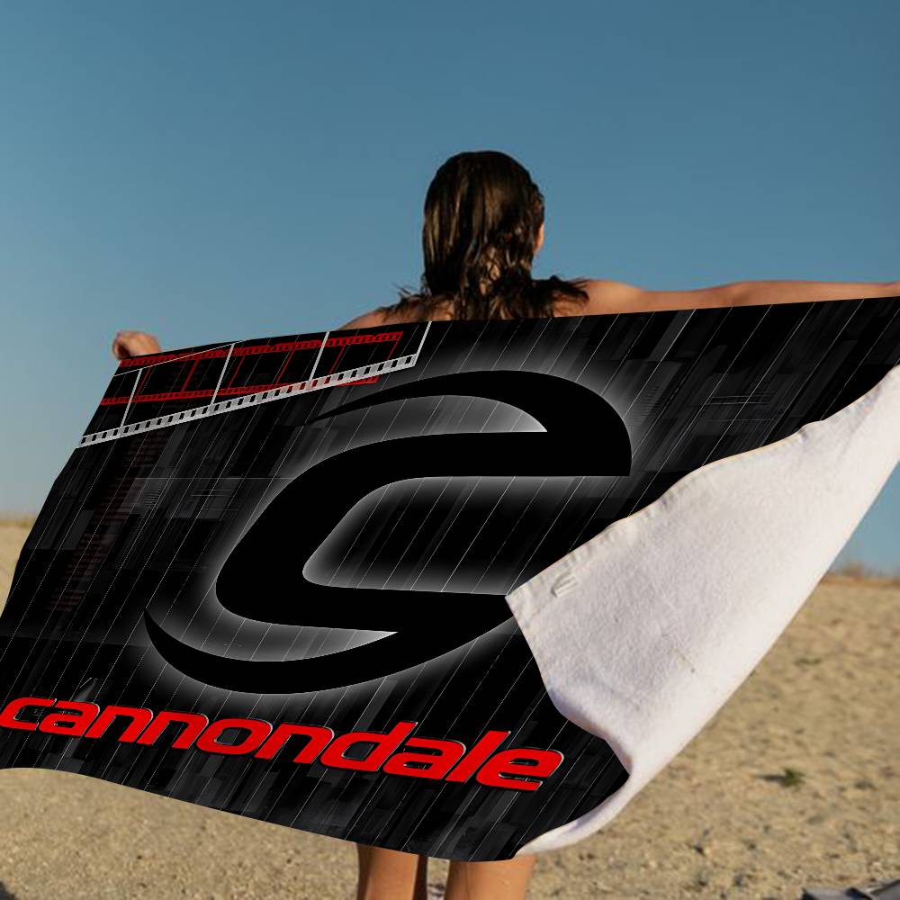 Πετσέτα Παραλίας Cannondale με Εκτύπωση από Μικροΐνες Αναρρίχηση Γιόγκα Παραλία Κολύμπι Τρέξιμο Απορροφητική Μαλακή Πετσέτα