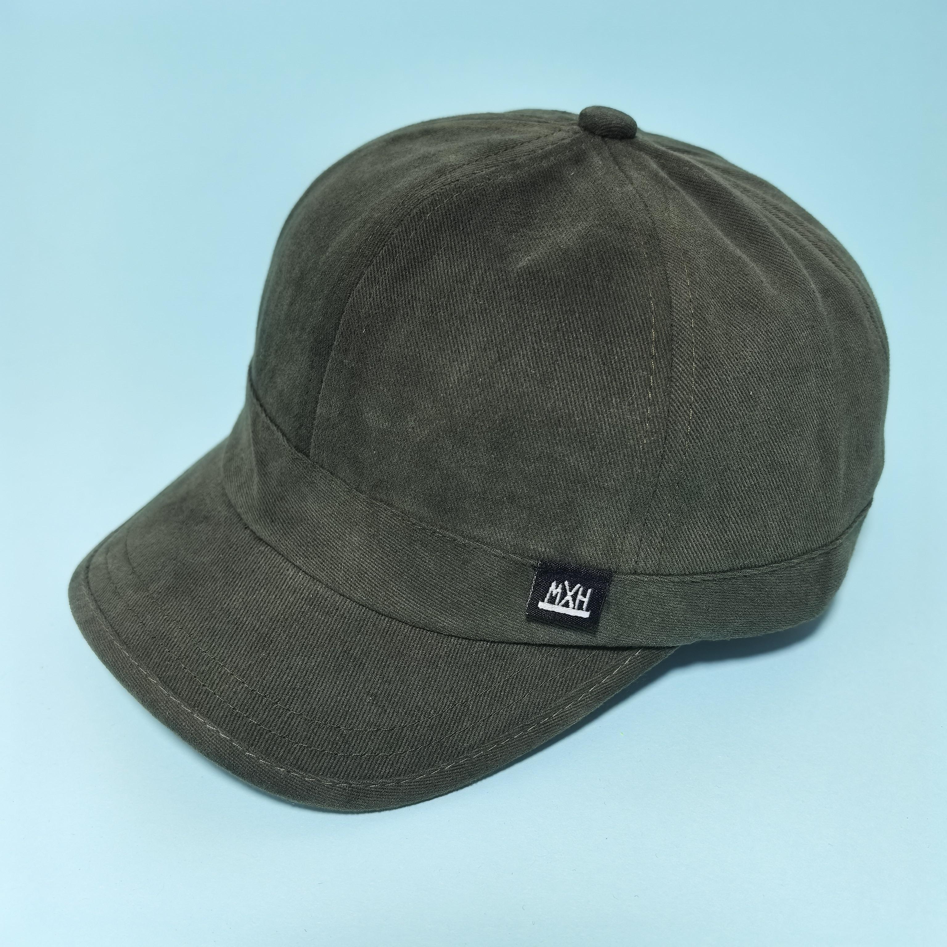 Neue Baseballkappe mit kurzem Schirm für Herren Damen Vintage Gewaschene Baumwolle Verstellbare Entenschnabelkappe Lässige Streetwear Schirmmütze Adjustable&>8Y black