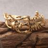 Punk Bracelet Man Gold Plated 316L Stainless Steel 8.3" Long Large Skull Body Mens Bracelets Bangles Skeleton Biker Jewelry Male