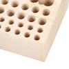 Pine Wood Material Tool Holder Solid Structure Watch Tool Base Tool Stand  Leather Carving