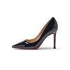 Augustine black high heels new autumn French pointed thin heels commuter professional shallow mouth single shoes