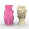 Silicone Vase Molds Flower Bottle Mold Human Body Shape Unique Flowerpot Molds Silicone Texture Perfect for Craft Vase