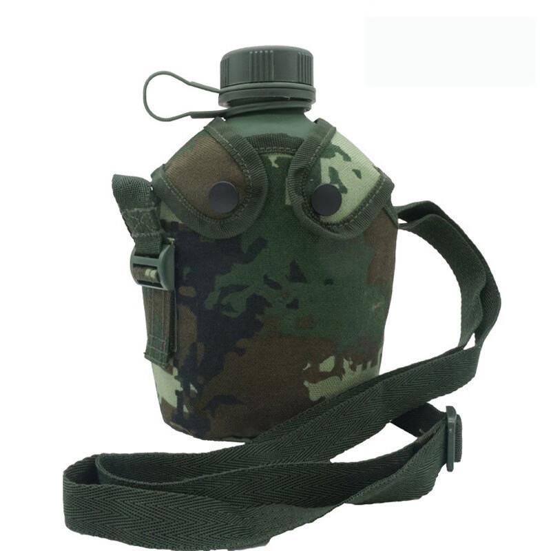 Outdoor Tactical Water Bottle with Carry Bag