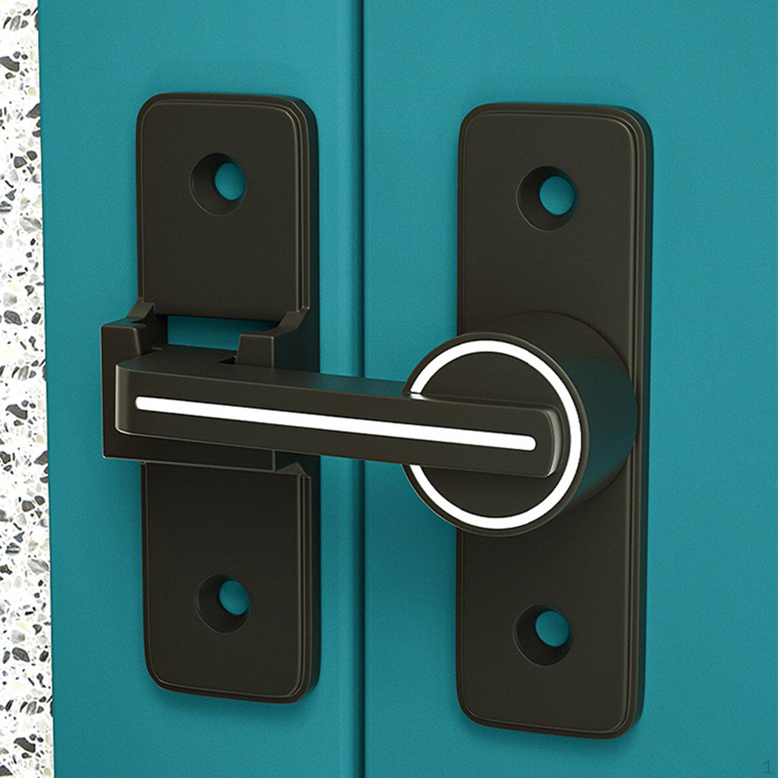 

Door Holder Latch Safety Durable Hardware Zinc Alloy for Garage Office Bedroom home and hotel 180 Degree_As Described