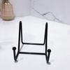 Exquisite Plate Stand for Display Plate Holder Metal Frame Holder Easel Plate Dish Display Stand for Home Kitchen Office