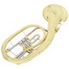 SLADE 4-Key Flat Key Euphonium Pro Bass Horn Phosphor Bronze Color Brass Body 4 Flat Keys Euphonium Brass Instrument with Parts
