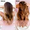 New 4set Heatless Curling Rod Plush Head Hair Curler Wave Form Curl Rod Sponge Curling Bouncy Curling Hair Hair Rollers