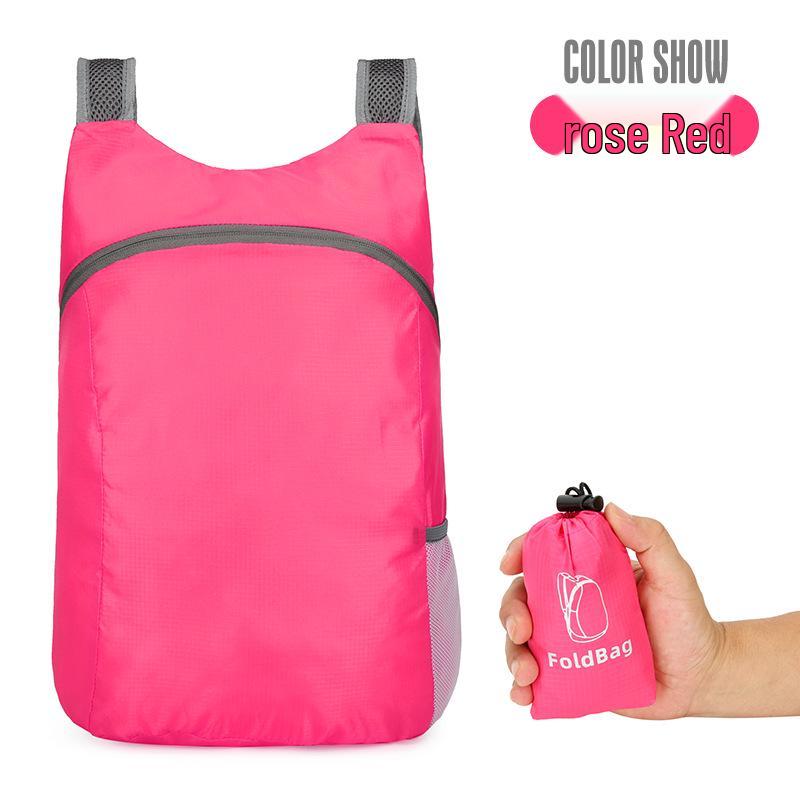 Lightweight Foldable Backpack with Custom Logo - Perfect for Travel, Advertising, or School
