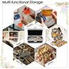 Lockable Cash Box Aluminium Alloy Money Storage Box with Key Portable Anti Theft Small Cash Box Multi-role Storage Box for Home