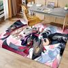 Genshin Impact Lynette Printed Absorbent Washable Carpet, Non-Slip Bathroom Mats, Kitchen Rugs, Yoga Mat,Living Room Entrance, Camping Picnic Rugs