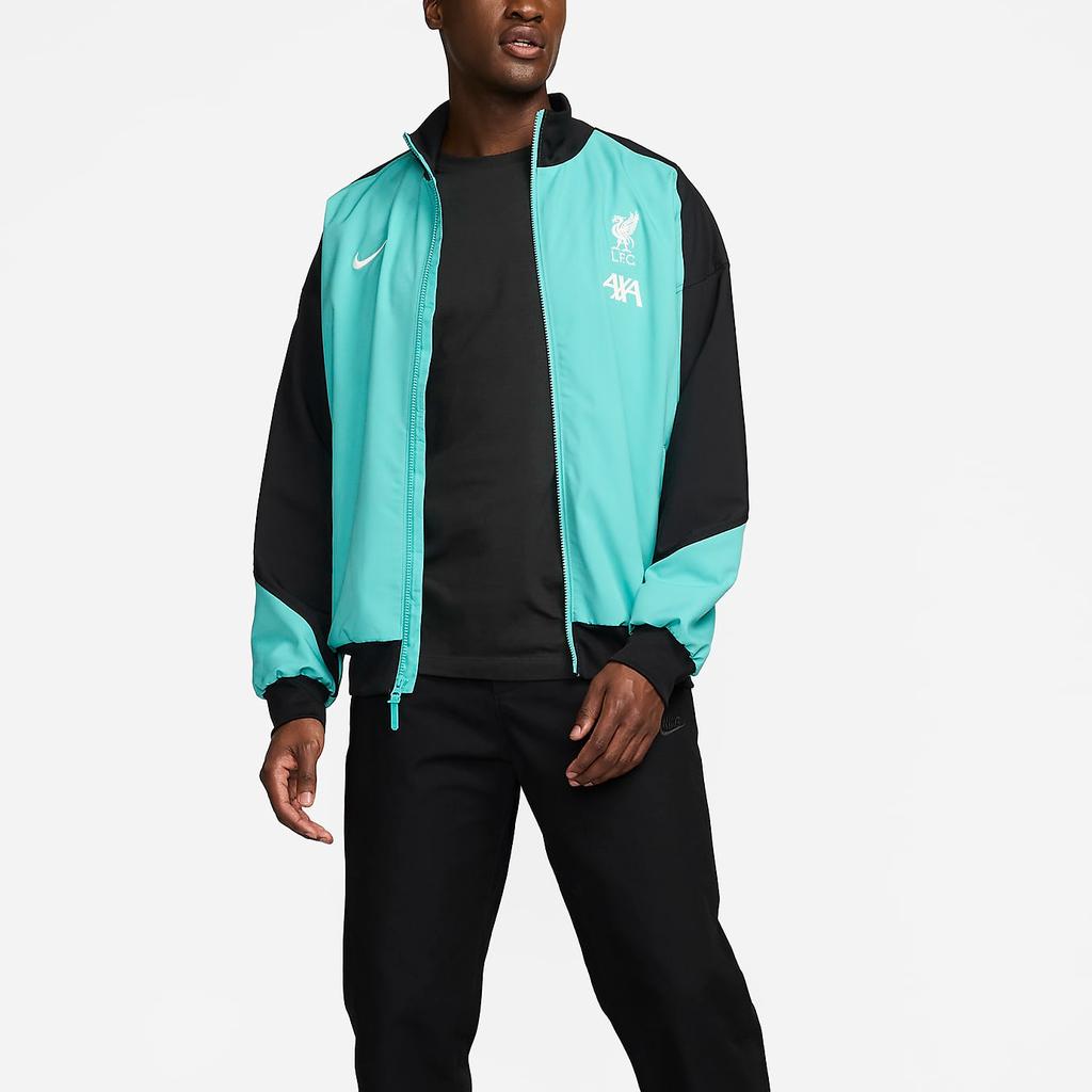 Nike Dri-Fit Liverpool FC Strike Embroidered Logo Color Block Comfortable Casual Retro Sports Jacket Men Jacket HF3337-393