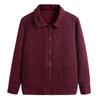 Plus Size Windbreaker for Middle-Aged and Elderly Women - Spring/Autumn Lapel Jacket