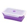 Silicone Folding Bento Box Collapsible Portable Lunch Box for Food Dinnerware Food Container Bowl Lunchbox Tableware