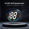 H2 GPS Speedometer Digital Speedometer GPS HUD Universal All Cars Head Up Display Vehicle Speed Compass MPH KMH Speed Gauge Plug And Play