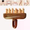 Natural Sandalwood Meridian Massage Comb Wooden Anti-Cellulite Gua Sha Tool Headache Relief Relaxation Scalp Point Massage Brush