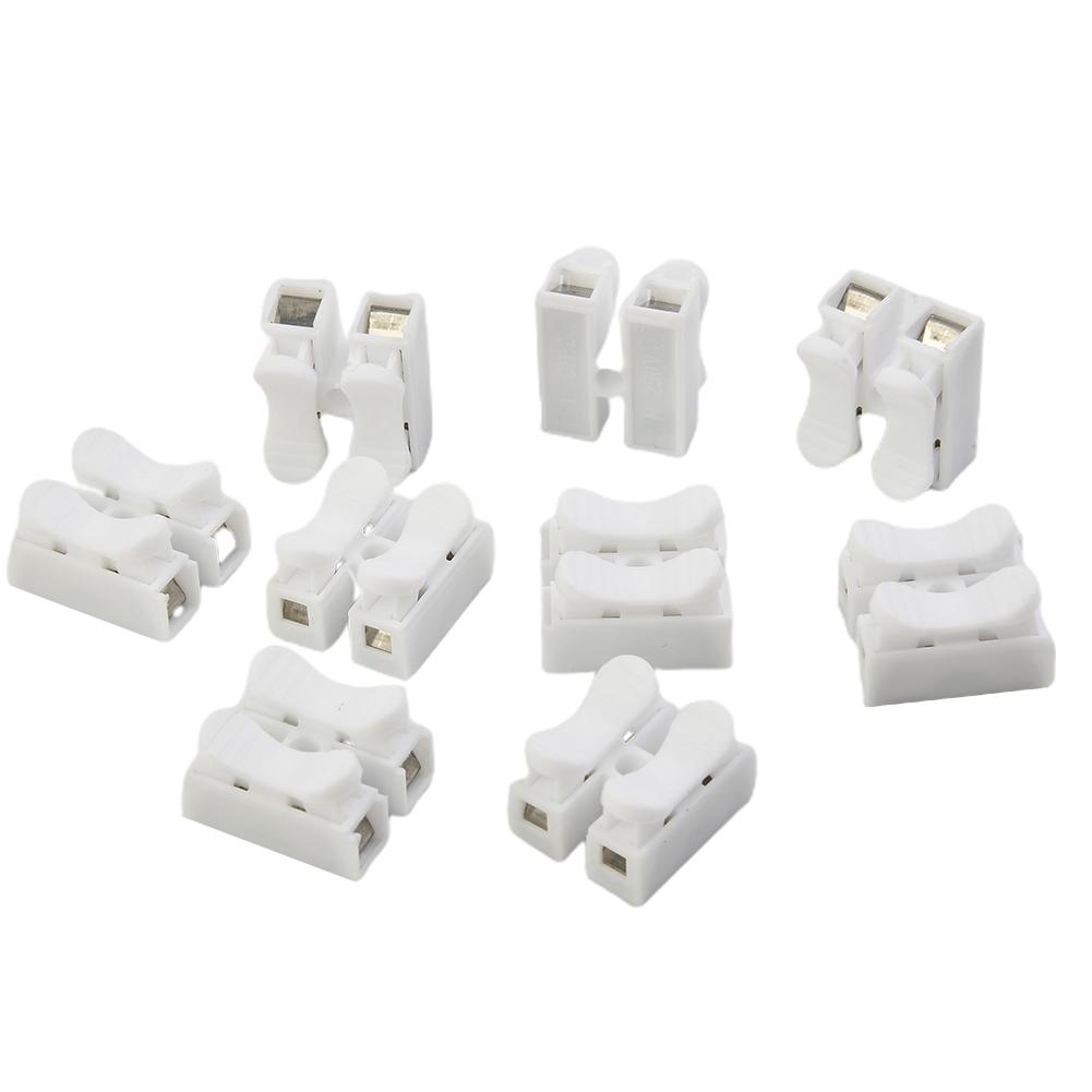 0.77 * 0.67 * 0.51inch CH2 Spring Connector 20Pcs Block Cable Clamp