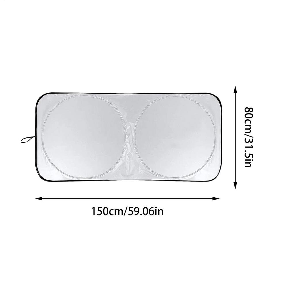 Foldable Sunshade For Car Windshield Car Windshield Sunshade Foldable Front Shade For Sun Heat And UV Rays Sun Shade For Auto