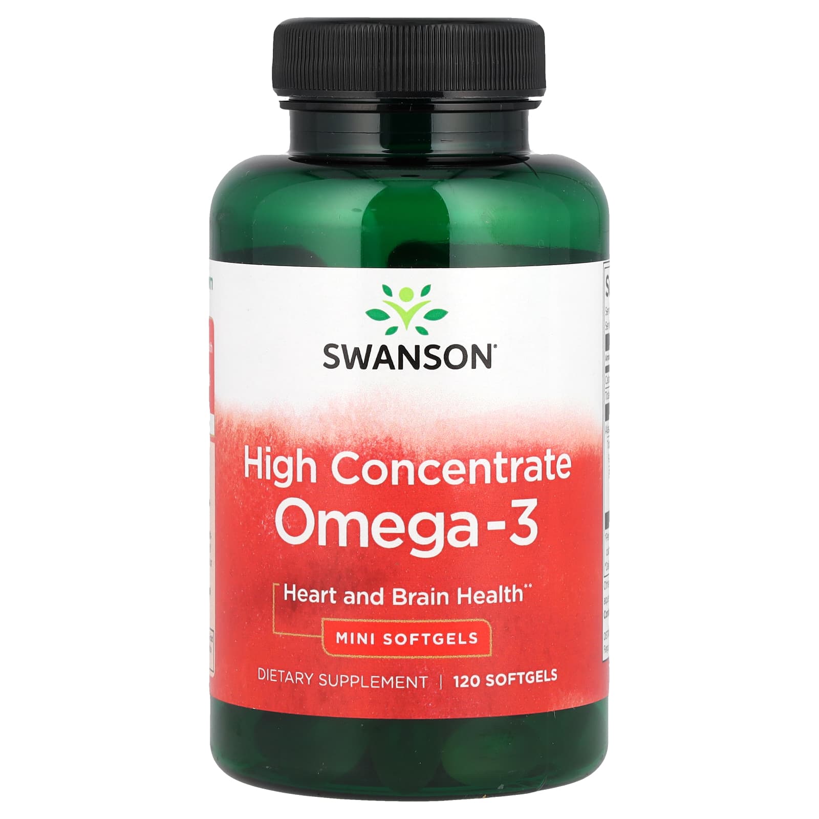 

Highly concentrated omega-3, 120 mini softgels