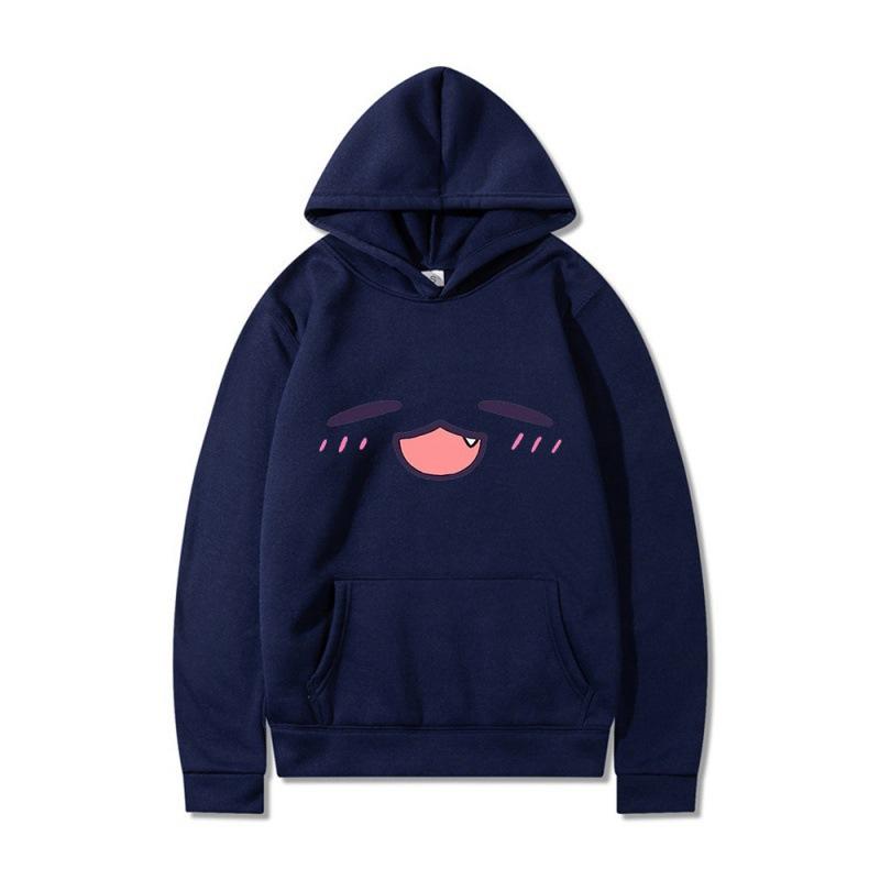 Tako Takodachi Face Hoodies Anime Hololive Hoodies Men's and Women's Sweatshirts