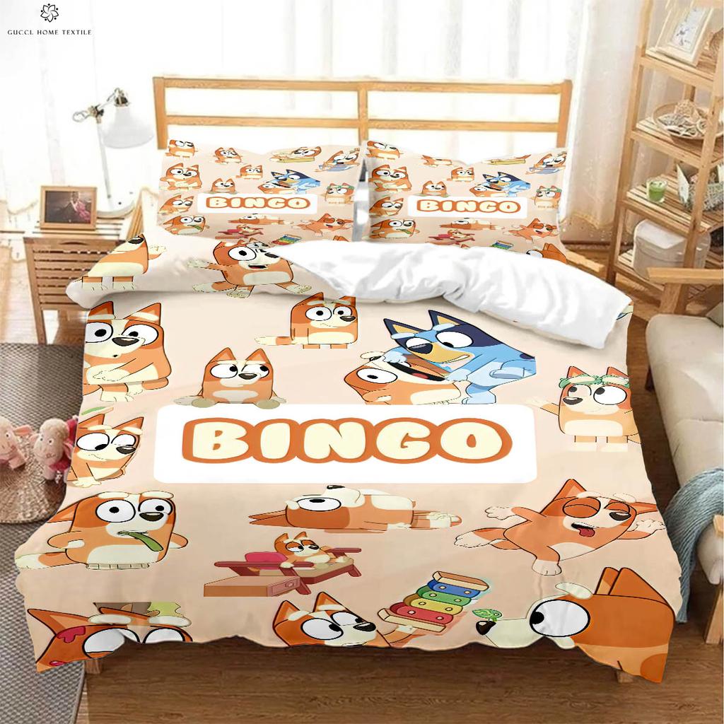 Cute Cartoon Printed Quilt Cover Bedding Set Exquisite Set Bedspread Bedspread Set Bedding Set Luxury Birthday Gift