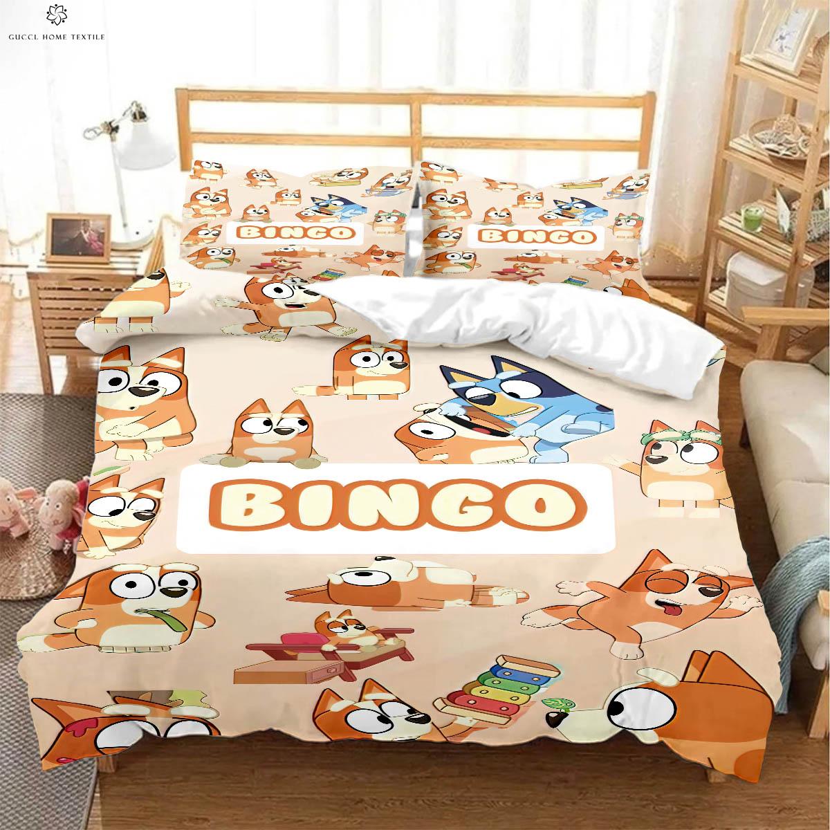 

Cute Cartoon Printed Quilt Cover Bedding Set Exquisite Set Bedspread Bedspread Set Bedding Set Luxury Birthday Gift EU 135x200cm 2PCS