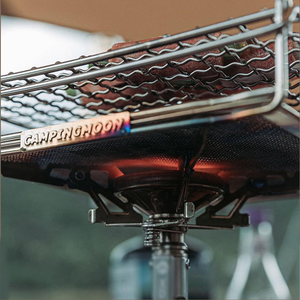 Portable StoveTop Grill Net Mini Foldable Furnace Grill Rack Barbecue Toast Baking Holder Heating Bracket Outdoor BBQ Cooking Tools