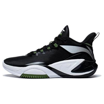 Li Ning Storm 2023 Kényelmes Párnázás, Kopásálló Alacsony szárú Kosárlabda Cipő Férfi Fekete ABFT021-1