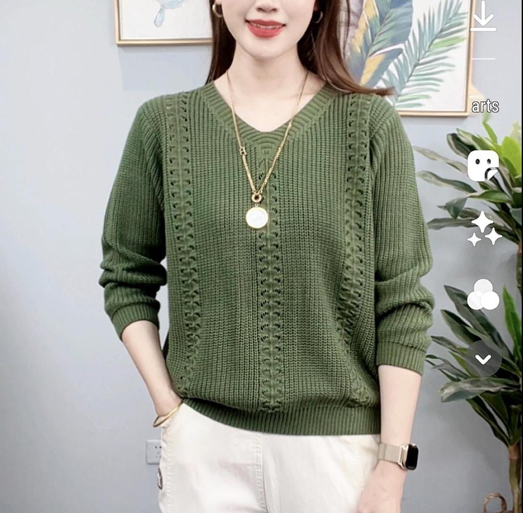Stylish Retro Knit Cardigan for Spring/Autumn - Versatile, Age-Defying Layer for Women & Mothers