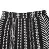 2026 Summer Geometric Print Elastic Waist Midi Skirt - European & American Ethnic Style