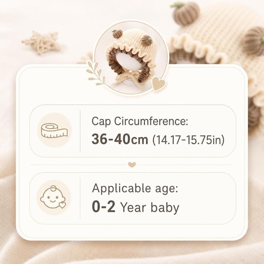 Thick Infant Winter Hat Warm Girls Knitted Hat Fashion Baby Hooded Hat