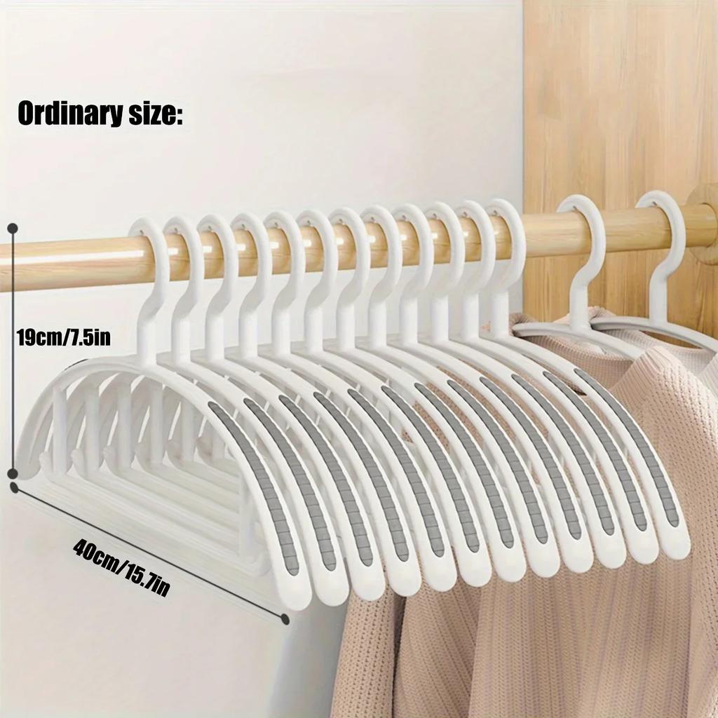 Household Non-slip Hanger, Thick And Wide Shoulder Plastic Drying Rack, Used To Hang Clothes Wholesalers Amagi