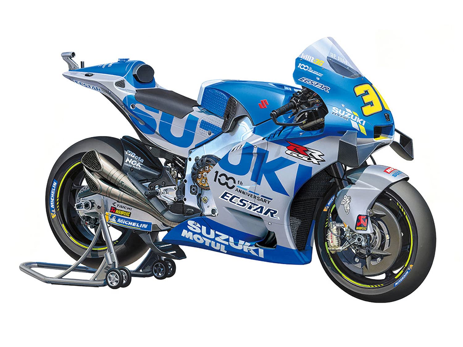 

Tamiya 1/12 Motorcycle Series No. 139 Team Suzuki Ecstar GSX-RR 20 Plastic Model Kit 14139
