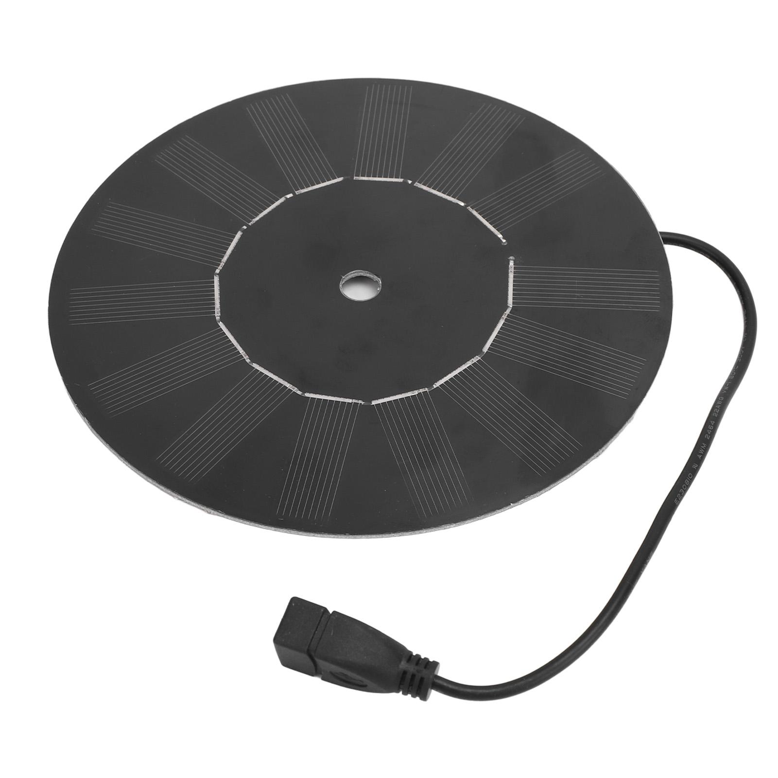 

5 Вт круглая монокристаллическая солнечная панель высокоэффективное солнечное зарядное устройство для зарядки телефона на открытом воздухе