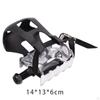 Exercise Bike Pedals Bicycle with Toe Cage Repair Nonslip Cycling Accessories Clips and