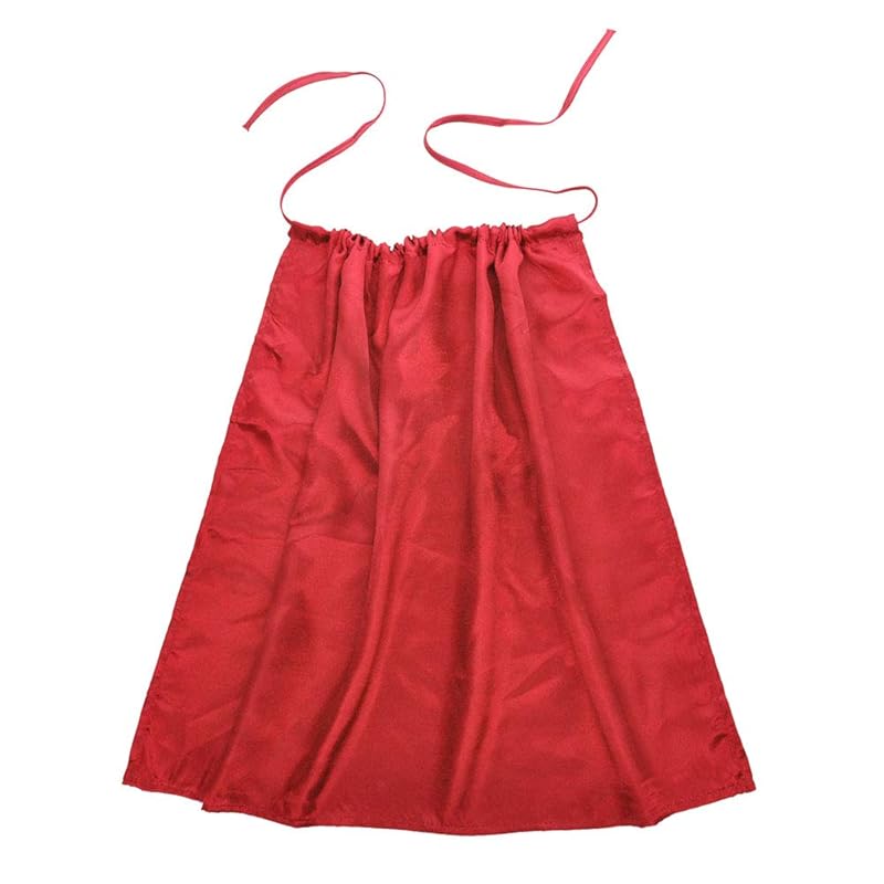 TopTie Kids' Hero Cape Costume, Perfect for Halloween, Children's Day, Christmas, or Birthdays - Red - 140cm H X 90cm W