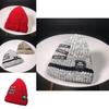 Fashionable Unisex Knitting Cap Hat With Embroidery Label For Hip-hop Enthusiasts