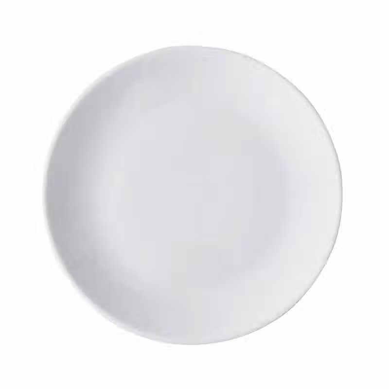 Pure White Ceramic Dinner Plates
