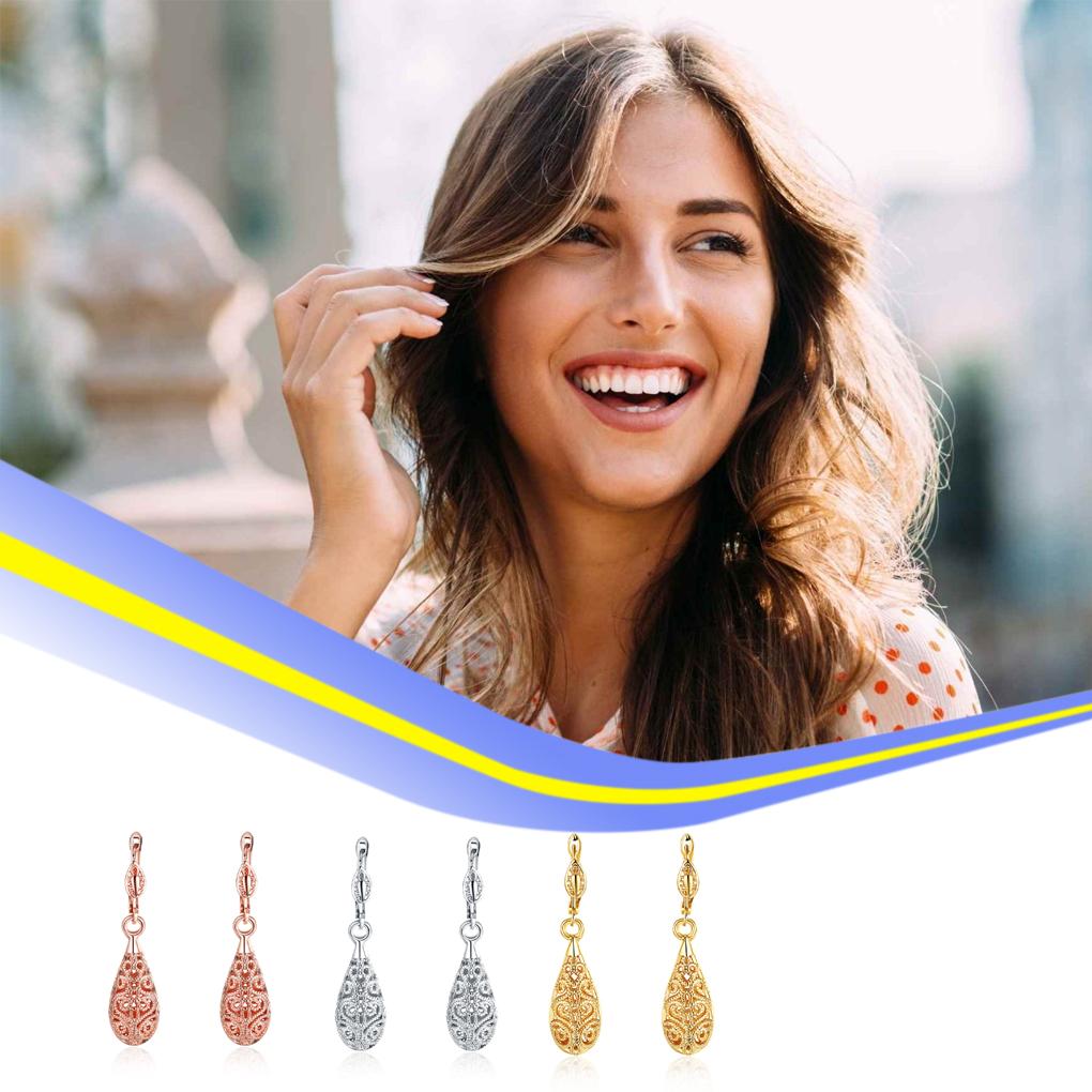 2pcs Water Drop Earring Dress Pendant Ear Dangle Fashion Accessory Hanging Decor Earrings Pendants Festival Gift