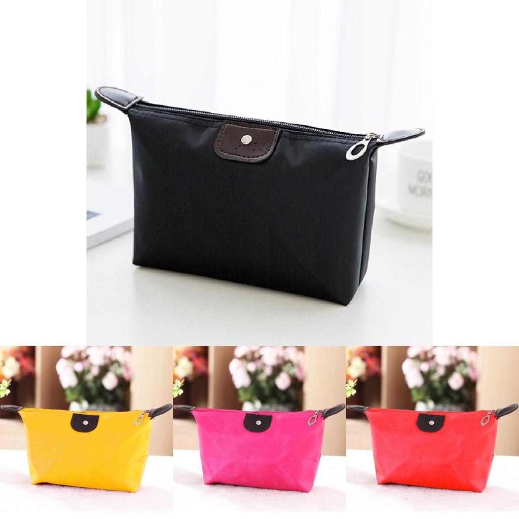 Dumpling Makeup Bag Foldable Travel Cosmetic Organizer With Handheld Design For On The Go Use