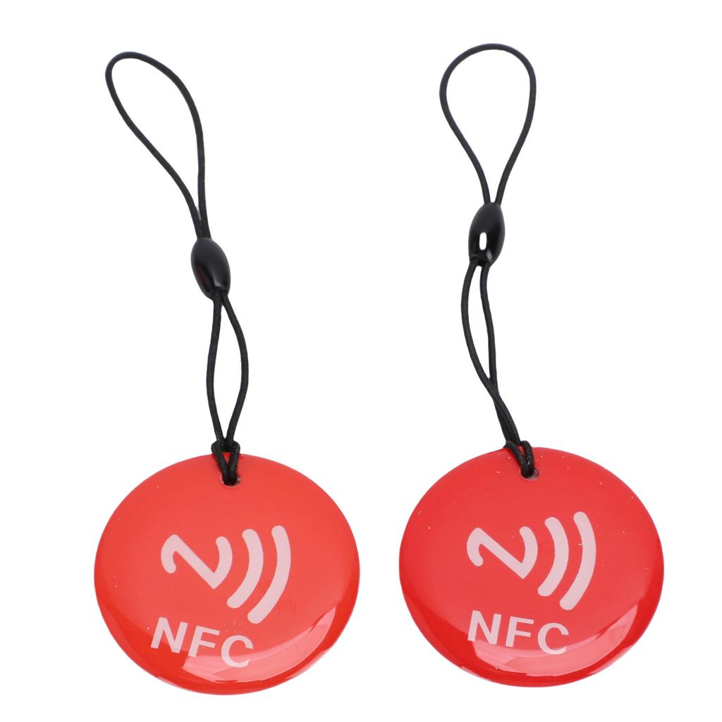10 Stück NFC Schlüsselanhänger für NTAG213 Chips Programmierbare NFC Karte Kompatibel mit allen NFC-fähigen Mobiltelefonen und Geräten